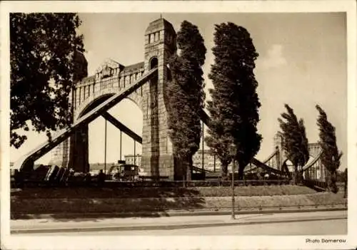 Ak Wrocław Breslau Schlesien, Brückenpartie, 12. Deutsches Sängerbundesfest 1937