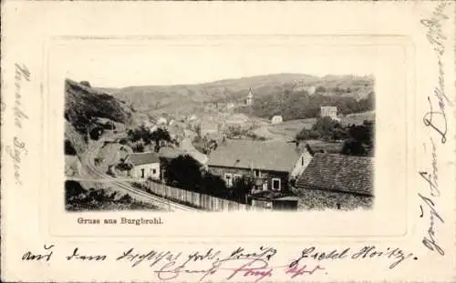 Präge Ak Burgbrohl Rheinland Pfalz, Teilansicht