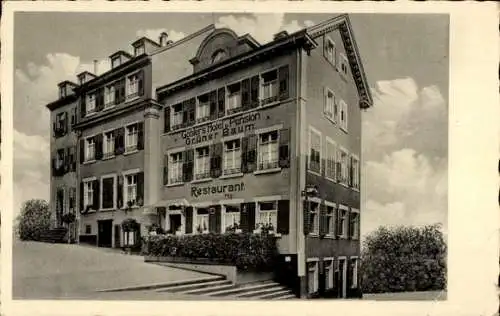 Ak Baden Baden am Schwarzwald, Hotel Grüner Baum