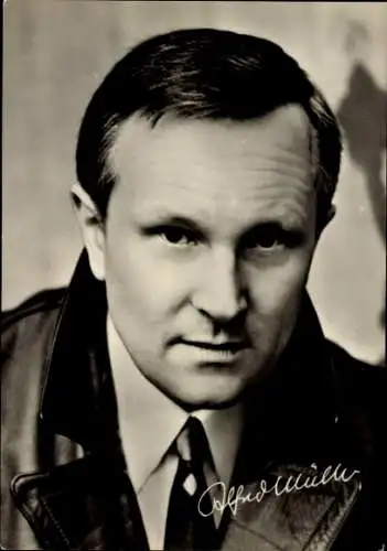 Ak Schauspieler Alfred Müller, Die gefrorenen Blitze, Autogramm