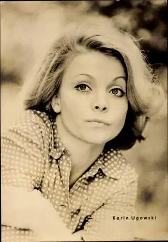 Ak Schauspielerin Karin Ugowski, Portrait