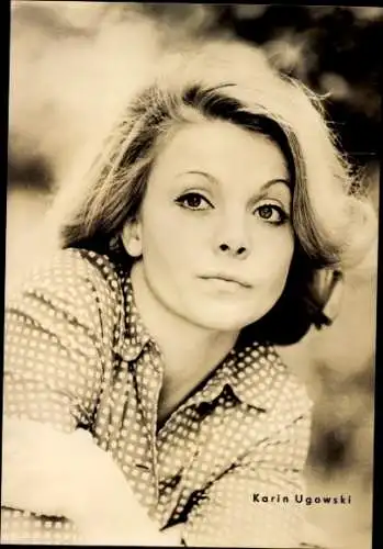 Ak Schauspielerin Karin Ugowski, Portrait