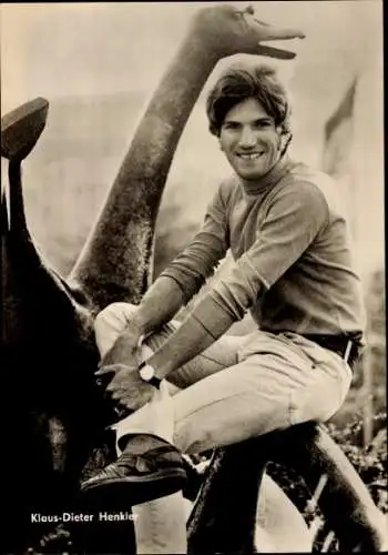 Ak Schauspieler Klaus Dieter Henkler, Portrait