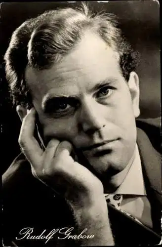 Ak Schauspieler Rudolf Grabow, Portrait