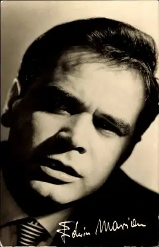 Ak Schauspieler Edwin Marian, Portrait, Autogramm