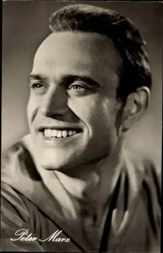 Ak Schauspieler Peter Marx, Defa 1160, Portrait, Film Anna Susanna, Letzte Heuer