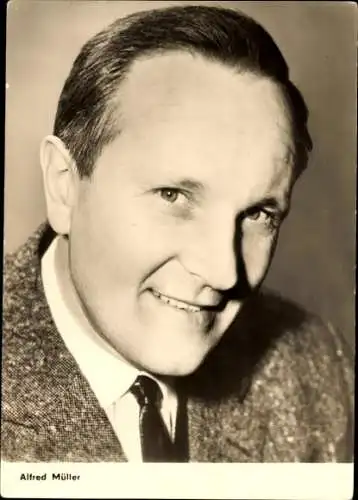 Ak Schauspieler Alfred Müller, Portrait, DEFA Film