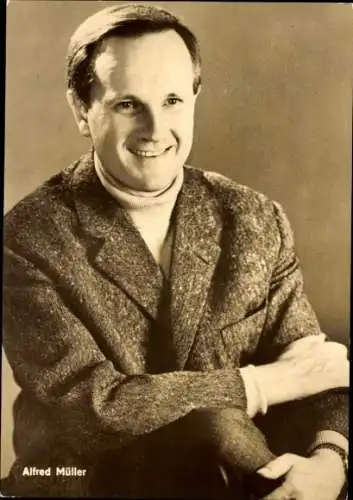 Ak Schauspieler Alfred Müller, Portrait