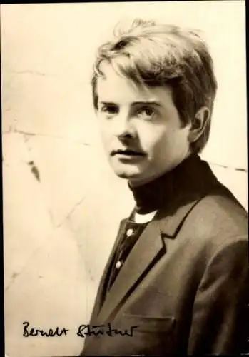 Ak Schauspieler Berndt Stübner, Portrait, Autogramm