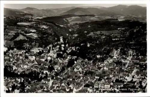 Ak Bensheim an der Bergstraße, Gesamtansicht, Fliegeraufnahme