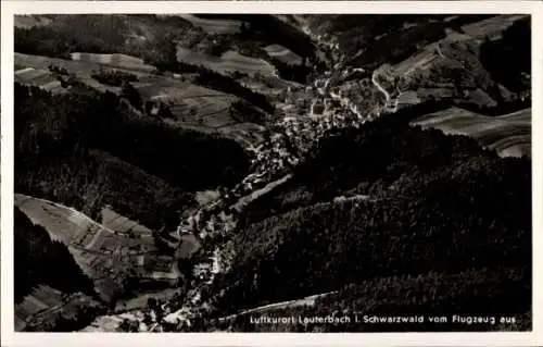 Ak Lauterbach im Schwarzwald, Fliegeraufnahme