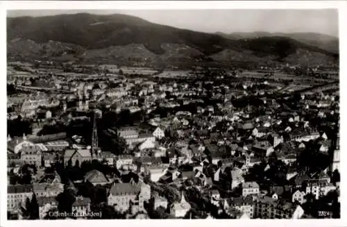 Ak Offenburg in Baden Schwarzwald, Fliegeraufnahme