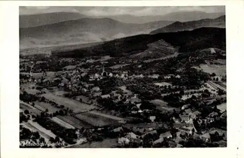 Ak Mosbach am Odenwald Baden, Fliegeraufnahme