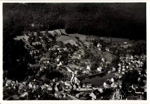 Ak Bad Liebenzell im Schwarzwald, Fliegeraufnahme, Liebenzeller Mission