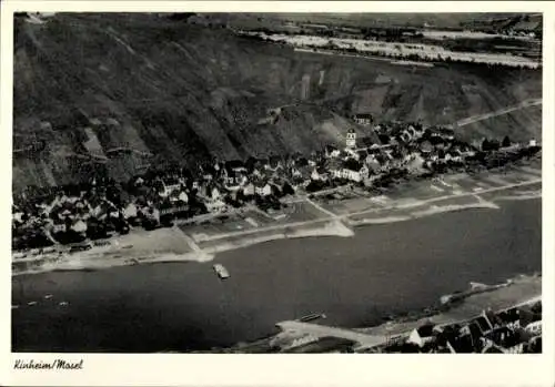 Ak Kinheim an der Mosel, Fliegeraufnahme