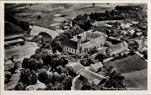 Ak Beuerberg Eurasburg in Oberbayern, Fliegeraufnahme
