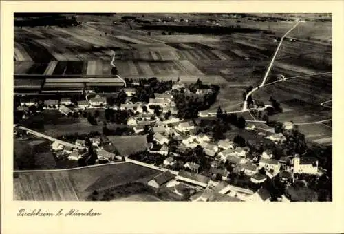 Ak Puchheim in Oberbayern, Fliegeraufnahme