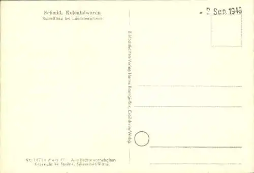 Ak Schwitting bei Landsberg/Lech, Fliegeraufnahme