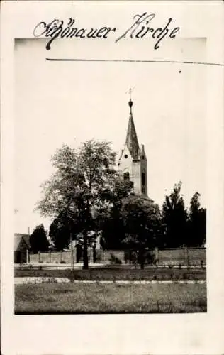 Foto Ak Schönau Deutschland, Kirche