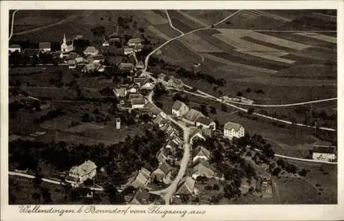 Ak Wellendingen Bonndorf im Schwarzwald, Fliegeraufnahme