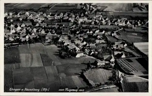 Ak Ehingen in Mittelfranken, Fliegeraufnahme