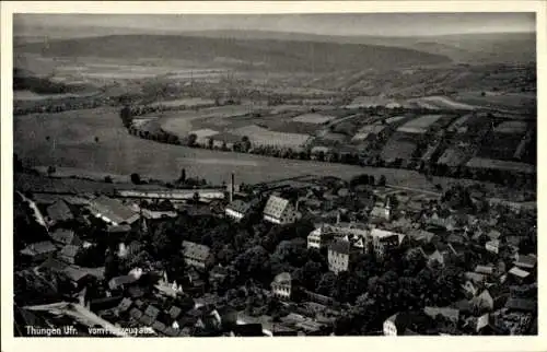 Ak Thüngen Unterfranken, Fliegeraufnahme