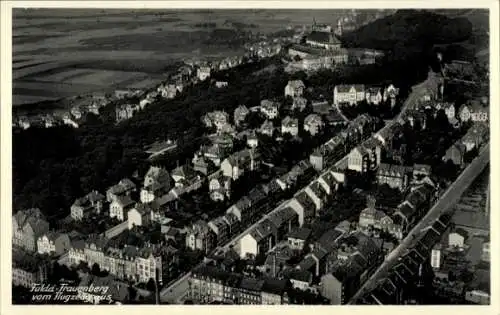 Ak Fulda in Hessen, Kloster Frauenberg, Fliegeraufnahme