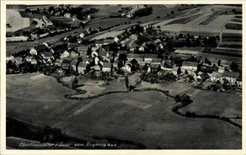 Ak Oberlinxweiler St. Wendel in Saarland, Fliegeraufnahme