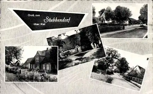 Ak Stubbendorf in Holstein, Teilansichten