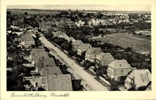 Ak Brunsbüttelkoog Brunsbüttel in Dithmarschen, Panorama