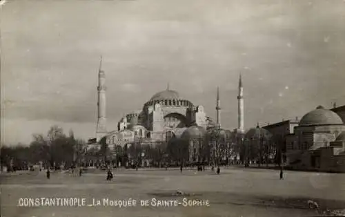 Ak Konstantinopel Istanbul Türkei, Moschee de Sainte Sophie