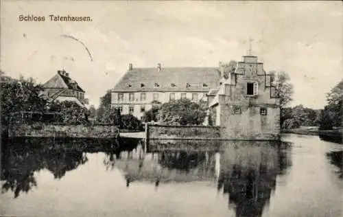 Ak Tatenhausen Bokel Halle in Westfalen, Schloss, Gasthof Hoppe