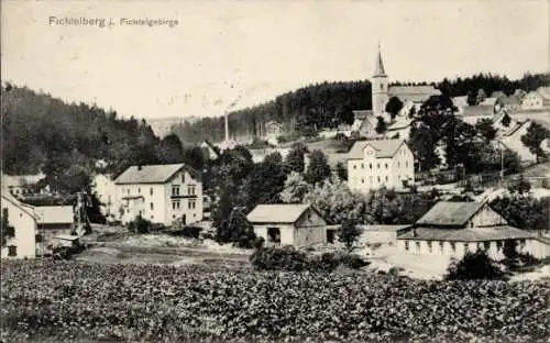 Ak Fichtelberg im Fichtelgebirge Oberfranken, Gesamtansicht