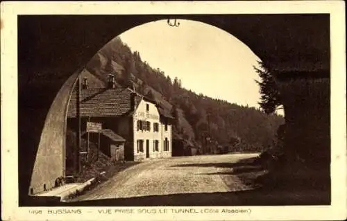 Ak Bussang Vosges, Blick aus dem Tunnel, Cote Alsacien