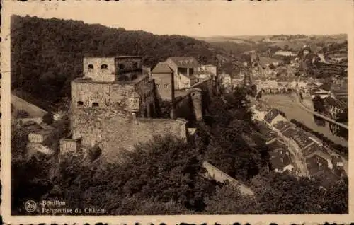 Ak Bouillon Wallonien Luxemburg, Burg