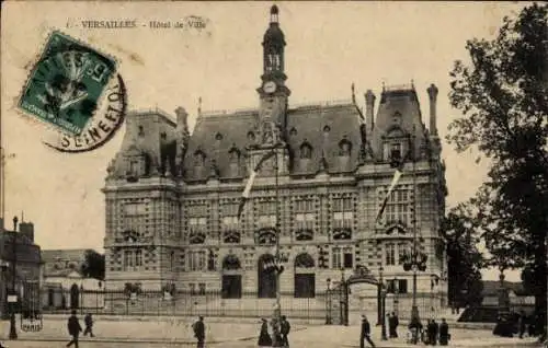 Ak Versailles Yvelines, Rathaus