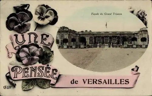 Ak Versailles Yvelines, Facade du Grand Trianon