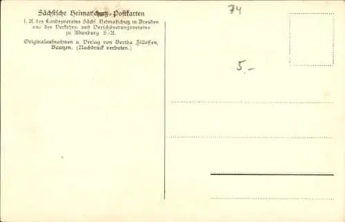 Ak Altenburg in Thüringen, Obere Berggasse, Rote Spitzen