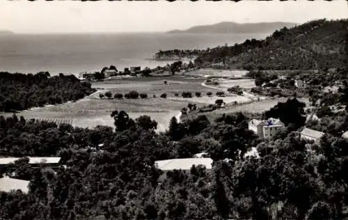 Ak Cavalière Var, Vue generale sur la baie