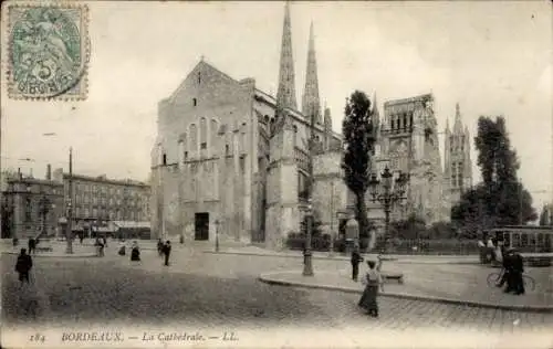 Ak Bordeaux Gironde, Kathedrale