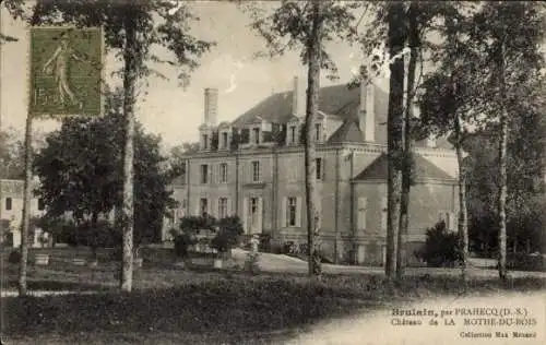 Ak Brulain Prahecq Deux Sèvres, Schloss  Mothe-du-Bois