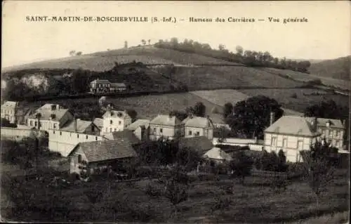 Ak Saint Martin de Boscherville Seine Maritime, Hameau des Carrieres, Gesamtansicht