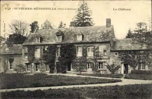 Ak St. Pierre Benouville Seine-Maritime, Schloss