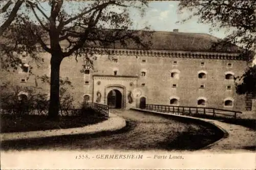 Ak Germersheim am Rhein, Porte Louis