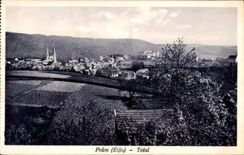 Ak Prüm in der Eifel, Totalansicht