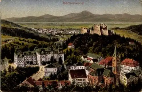 Ak Badenweiler im Schwarzwald, Teilansicht