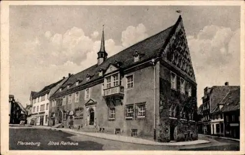 Ak Merseburg an der Saale, Altes Rathaus