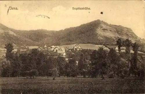 Ak Jena in Thüringen, Panorama, Sophienhöhe