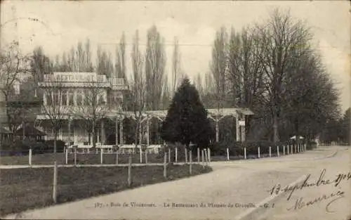 Ak Paris XII Bois de Vincennes, Restaurant du Plateau de Gravelle