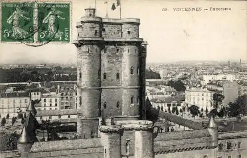 Ak Vincennes Val de Marne, Panorama